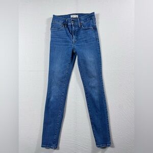 MADEWELL 9” Mid-Rise Jeans – Size 25 – Medium Wash